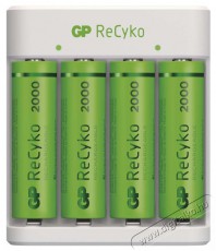 GP Batteries GP Eco E411 Akkutöltő + 4×AA GP ReCyko 2000 Akkuk és töltők - Li-ion akkumulátor és töltő (utángyártott) - Töltő - 416719