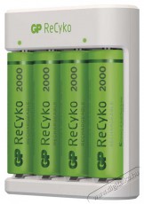GP Batteries GP Eco E411 Akkutöltő + 4×AA GP ReCyko 2000 Akkuk és töltők - Li-ion akkumulátor és töltő (utángyártott) - Töltő - 416719