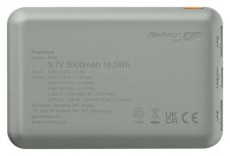 GP Batteries GP B+ Series, 5 000 mAh, 12 W, zöldesszürke powerbank Mobil / Kommunikáció / Smart - Powerbank / Külső akkumulátor és töltő - 506828