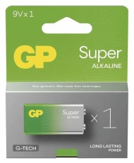 GP Batteries GP Super alkáli elem 9V 1db Akkuk és töltők - Elem - 507132