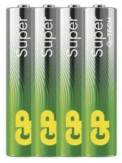 GP Batteries GP Super alkáli elem AAA 4db Akkuk és töltők - Elem - 507145