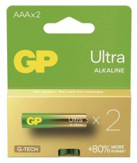 GP Batteries GP B02112 Ultra alkáli elem AAA (LR03) 2db/bliszter Akkuk és töltők - Elem - 508399