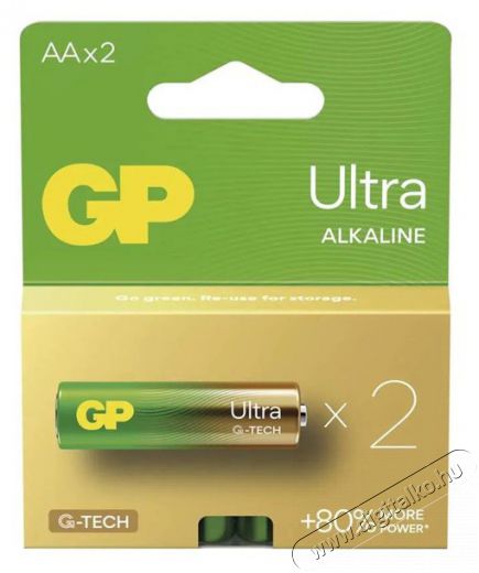 GP Batteries GP B02212 Ultra alkáli elem AA (LR6) 2db/bliszter Akkuk és töltők - Elem - 508400