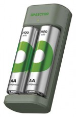 GP Batteries GP B50224 Eco E221+ 2xAA ReCyko 2100mAh akkumulátor töltő Fényképezőgép / kamera - Sport kamera tartozékok - Akkumulátor / töltő - 508401