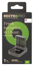 GP Batteries GP B50460D P461 + 4xAA ReCyko Pro akkumulátor töltő + dokkoló Fényképezőgép / kamera - Sport kamera tartozékok - Akkumulátor / töltő - 508404