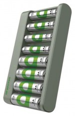 GP Batteries GP B50829 Eco E821 + 4×AA 2100 + 4×AAA 850 akkumulátor töltő Fényképezőgép / kamera - Sport kamera tartozékok - Akkumulátor / töltő - 508405