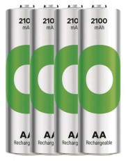 GP Batteries GP ReCyko NiMH Akkumulátor HR6 (AA) 2100mAh 4db Akkuk és töltők - Li-ion akkumulátor és töltő (gyári) - Akku - 508824