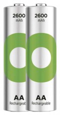 GP Batteries GP ReCyko NiMH Akkumulátor HR6 (AA) 2600mAh 2db Akkuk és töltők - Li-ion akkumulátor és töltő (gyári) - Akku - 508825