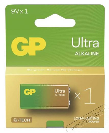 GP Batteries GP Ultra alkáli elem 9V 1db Akkuk és töltők - Elem - 508809