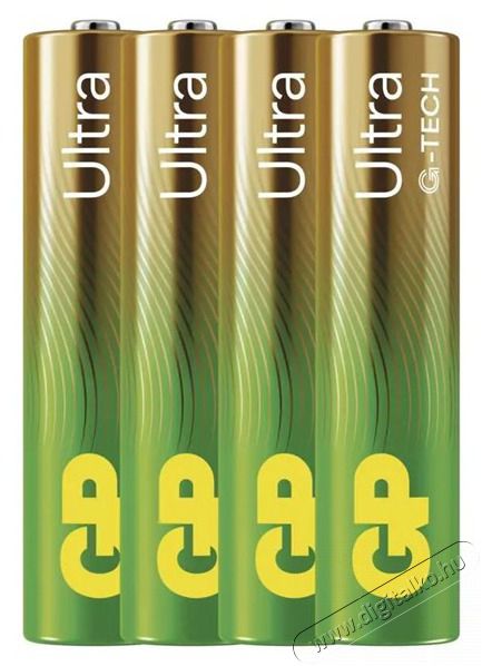 GP Batteries GP Ultra alk&aacute;li elem AAA 4db Akkuk &eacute;s t&ouml;ltők - Elem - 508805
