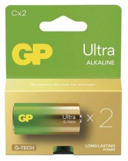 GP Batteries GP Ultra alkáli elem LR14 (C) 2db Akkuk és töltők - Elem - 508807