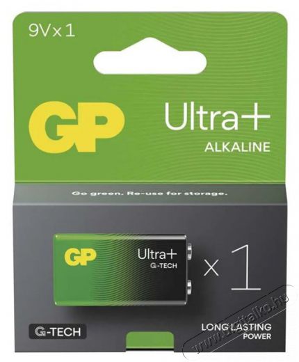 GP Batteries GP Ultra Plus alkáli elem 9V 1db Akkuk és töltők - Elem - 508816