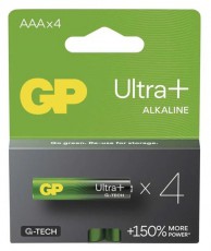 GP Batteries GP Ultra Plus alkáli elem AAA 4db - Akkuk és töltők - Elem - 508811