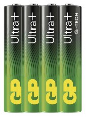 GP Batteries GP Ultra Plus alkáli elem AAA 4db Akkuk és töltők - Elem - 508811