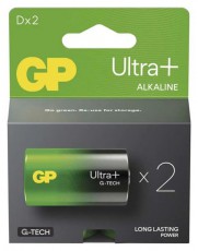 GP Batteries GP Ultra Plus alkáli elem LR20 (D) 2db Akkuk és töltők - Elem - 508815