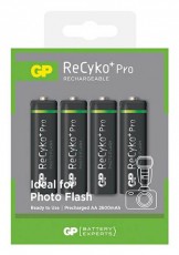 GP ReCyko+ Pro HR6 4db/bliszter 2600mAh AA fotó akku Újdonságok - Új termékek - 337293