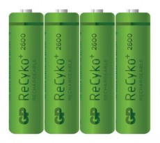 GP B14074 ReCyko HR6 4db/bliszter 2600mAh AA akku Akkuk és töltők - Elem méretű akku és töltő - Akku - 337271