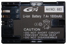 GPI 683 Li-ion akkumulátor Canon LP-E6 (1800mAh) Akkuk és töltők - Li-ion akkumulátor és töltő (utángyártott) - Akku - 322830