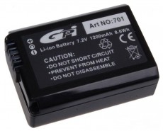 GPI 701 Li-ion akkumulátor Sony NP-FW50 (1200mAh) Akkuk és töltők - Li-ion akkumulátor és töltő (utángyártott) - Akku - 322817