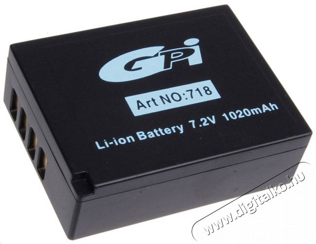 GPI 718 Li-ion akkumulátor Fuji NP-W126 (1020mAh) Akkuk és töltők - Li-ion akkumulátor és töltő (utángyártott) - Akku - 322818
