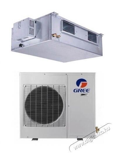 Gree GFH18K3FI/GUD50PS légcsatornás klíma (5 kW) Háztartás / Otthon / Kültér - Ventilátor / Légkondicionáló - Split klíma - 348612
