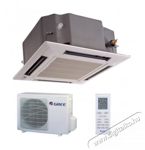 Gree GKH18K3FI/GUD50T kazettás inverter csomag (4,5 kW) Háztartás / Otthon / Kültér - Ventilátor / Légkondicionáló - Split klíma - 348622