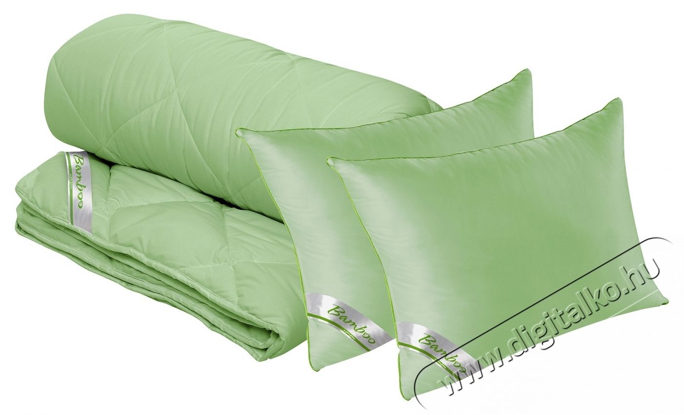 Green Future Bamboo Sense steppelt paplan 180x200 cm + 2 p&aacute;rna 50x70 cm szett, 300gr/mp Sz&eacute;ps&eacute;g&aacute;pol&aacute;s / Eg&eacute;szs&eacute;g - Meleg&iacute;t&eacute;s - Pl&eacute;d / takar&oacute; - 536625