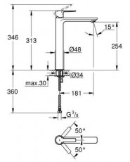 Grohe 23405001 Csaptelep Konyhai termékek - Mosogató - Mosogató csaptelep - 348040