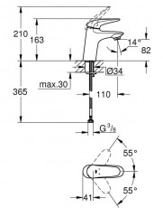 Grohe 23715003 Csaptelep Konyhai termékek - Mosogató - Mosogató csaptelep - 348107