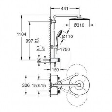 Grohe 26507000 zuhanyrendszer Háztartás / Otthon / Kültér - Fürdőszoba / wc - Kiegészítő - 348057