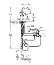 Grohe 30219001 mosogató csaptelep Konyhai termékek - Mosogató - Mosogató csaptelep - 348046