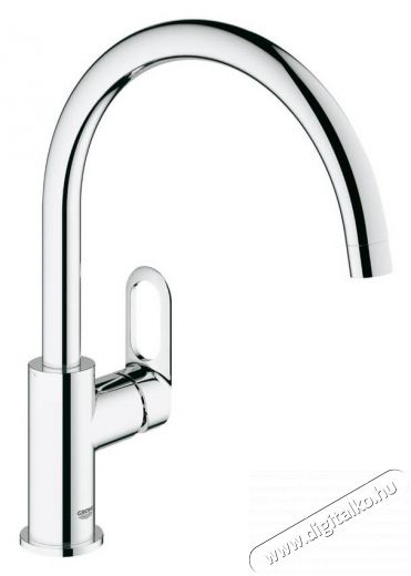 Grohe Bau Loop mosogató csaptelep magas kifolyóval (31368000) Konyhai termékek - Mosogató - Mosogató csaptelep - 348200