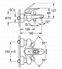 Grohe 33591LS3 Csaptelep Konyhai termékek - Mosogató - Mosogató csaptelep - 348039