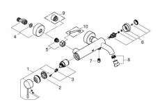 Grohe Essence egykaros kádcsaptelep (33624001) Háztartás / Otthon / Kültér - Fürdőszoba / wc - Kiegészítő - 348192