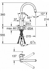 Grohe 32663003 Csaptelep Konyhai termékek - Mosogató - Mosogató csaptelep - 361948