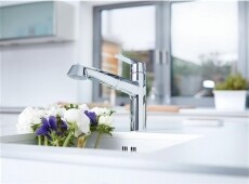 Grohe Eurodisc Cosmopilitan mosogató csaptelep kihúzható fejjel (32257002) Konyhai termékek - Mosogató - Mosogató csaptelep - 348209