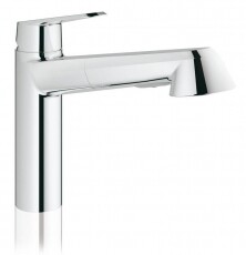 Grohe Eurodisc Cosmopilitan mosogató csaptelep kihúzható fejjel (32257002) Konyhai termékek - Mosogató - Mosogató csaptelep - 348209