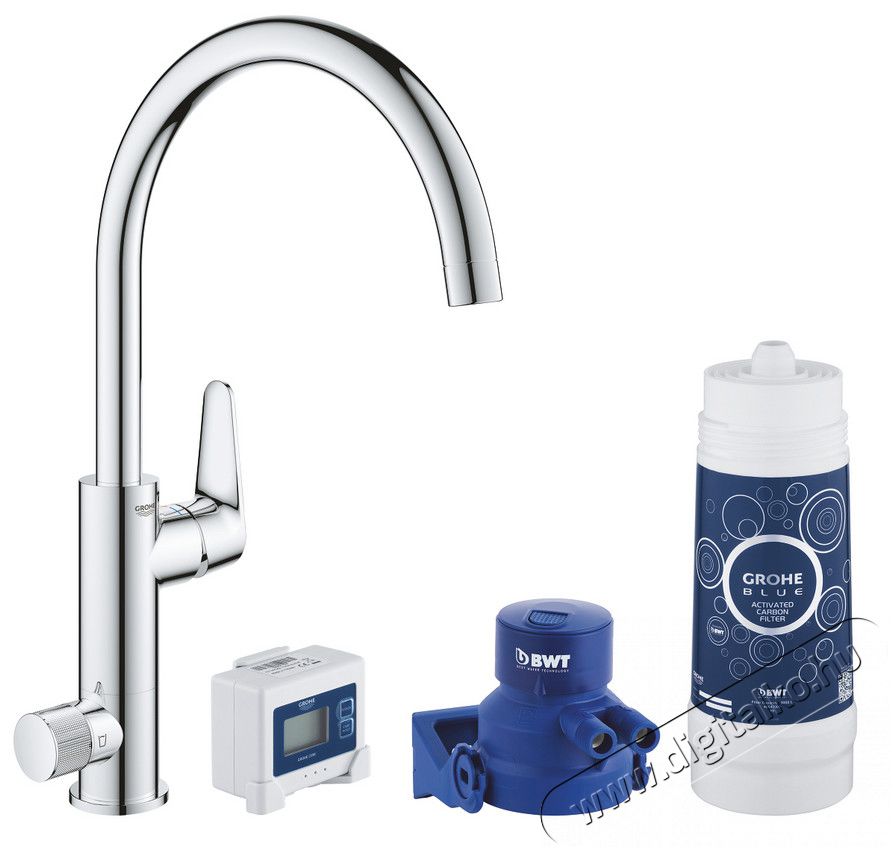Grohe Blue Pure Baucurve Csaptelep szett (30385000) Konyhai termékek - Mosogató - Mosogató csaptelep - 359650