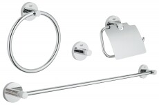 Grohe ESSENTIALS mester fürdőszobai kiegészítők szett 4 a 1-ben - 40776001 Háztartás / Otthon / Kültér - Fürdőszoba / wc - Kiegészítő - 360942