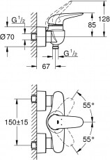 Grohe 23722LS3 Csaptelep Háztartás / Otthon / Kültér - Fürdőszoba / wc - Kiegészítő - 348158