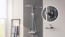 Grohe Euphoria SmartControl 310 Cube Duo Termosztátos zuhanyrendszer (26508000) Háztartás / Otthon / Kültér - Fürdőszoba / wc - Kiegészítő - 348196
