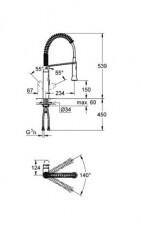 Grohe 31379000 mosogató csaptelep Konyhai termékek - Mosogató - Mosogató csaptelep - 348047