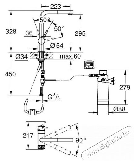 Grohe Blue Pure Minta alapcsomag (30382DC0)  Konyhai termékek - Mosogató - Mosogató csaptelep - 377688