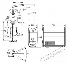 Grohe Blue home L-Kifolyós kezdőkészlet 31454KS1 Konyhai termékek - Mosogató - Mosogató csaptelep - 381283