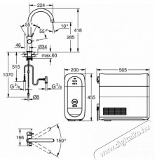 Grohe  31455AL1 Blue Home C-kifolyós kezdőkészlet Konyhai termékek - Mosogató - Mosogató csaptelep - 381665