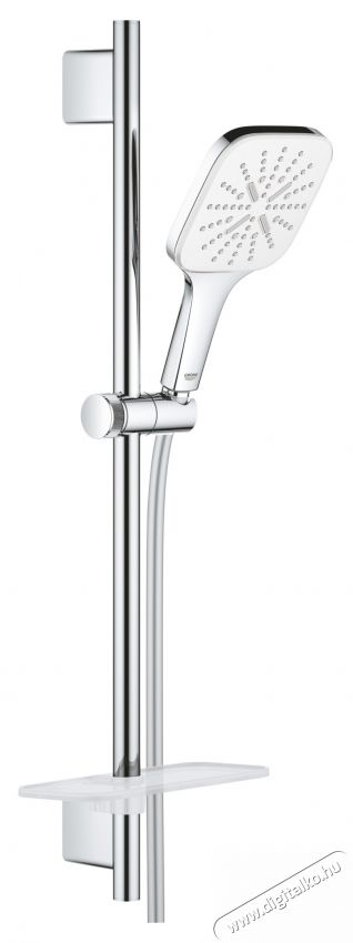 Grohe 26596000 Vit SmartActive Cube 130 zuhanyszett, &aacute;ll&iacute;that&oacute; 600mm zuhanyr&uacute;d, 1750mm g&eacute;gecső, 3 funkci&oacute;s zuhanyfej, kr&oacute;m (26596000) H&aacute;ztart&aacute;s / Otthon / K&uuml;lt&eacute;r - F&uuml;rdőszoba / wc - Kieg&eacute;sz&iacute;tő - 536687