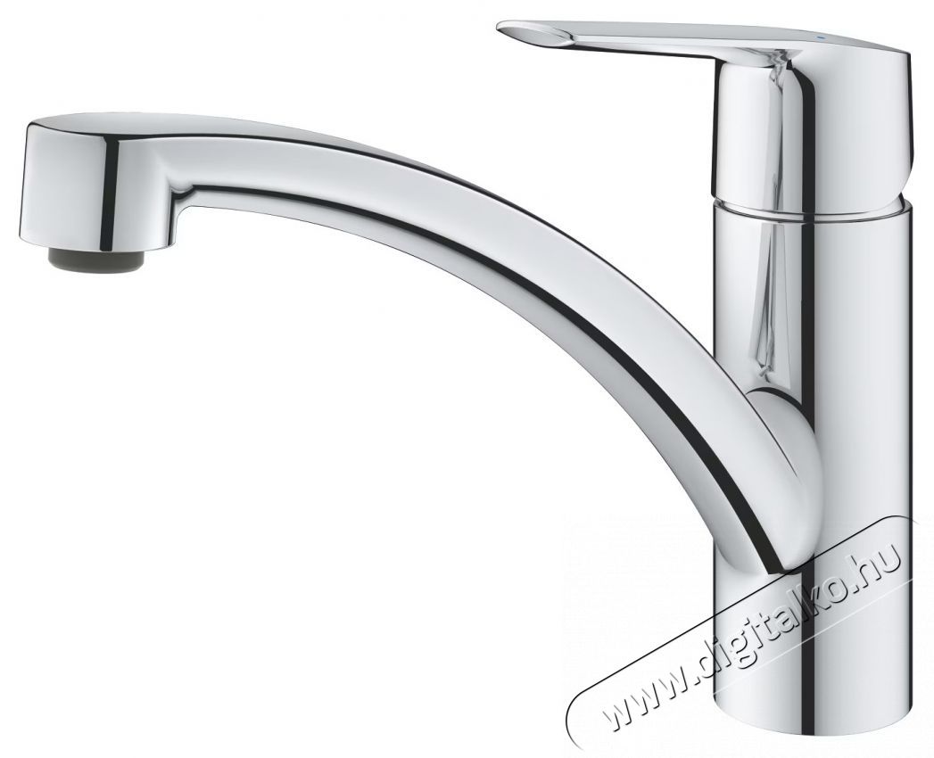 Grohe 30530002 Start OHM egykaros mosogat&oacute;csaptelep, als&oacute; elforgathat&oacute; kifoly&oacute;cső, 35mm ker&aacute;mia bet&eacute;t, kr&oacute;m (30530002) Konyhai term&eacute;kek - Mosogat&oacute; - Mosogat&oacute; csaptelep - 536710
