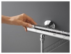 Grohe 34840000 Precision Flow termoszt&aacute;tos zuhany csaptelep, Safety Stop funkci&oacute; (38&deg;C), falra szerelhető, kr&oacute;m (34840000) H&aacute;ztart&aacute;s / Otthon / K&uuml;lt&eacute;r - F&uuml;rdőszoba / wc - Kieg&eacute;sz&iacute;tő - 536696