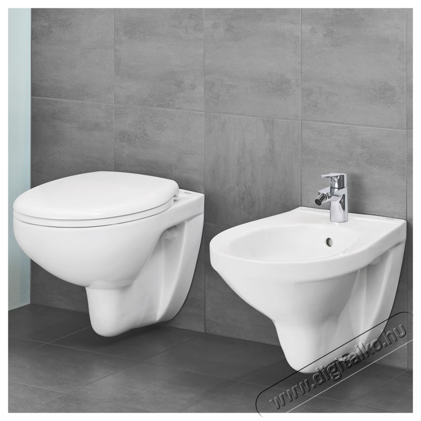 Grohe 39351000 Bau WC cs&eacute;sze, f&uuml;ggesztett, SoftClose &uuml;lők&eacute;vel, v&iacute;zszintes lefoly&oacute;, Rimless, v&iacute;zsug&aacute;rral &ouml;bl&iacute;thető, Feh&eacute;r H&aacute;ztart&aacute;s / Otthon / K&uuml;lt&eacute;r - F&uuml;rdőszoba / wc - Kieg&eacute;sz&iacute;tő - 536673