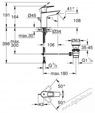 Grohe Bauloop mosd&oacute;csap 23762001, M-es m&eacute;retű, egykaros, 3/8  , kr&oacute;m Konyhai term&eacute;kek - Mosogat&oacute; - Mosogat&oacute; csaptelep - 536735